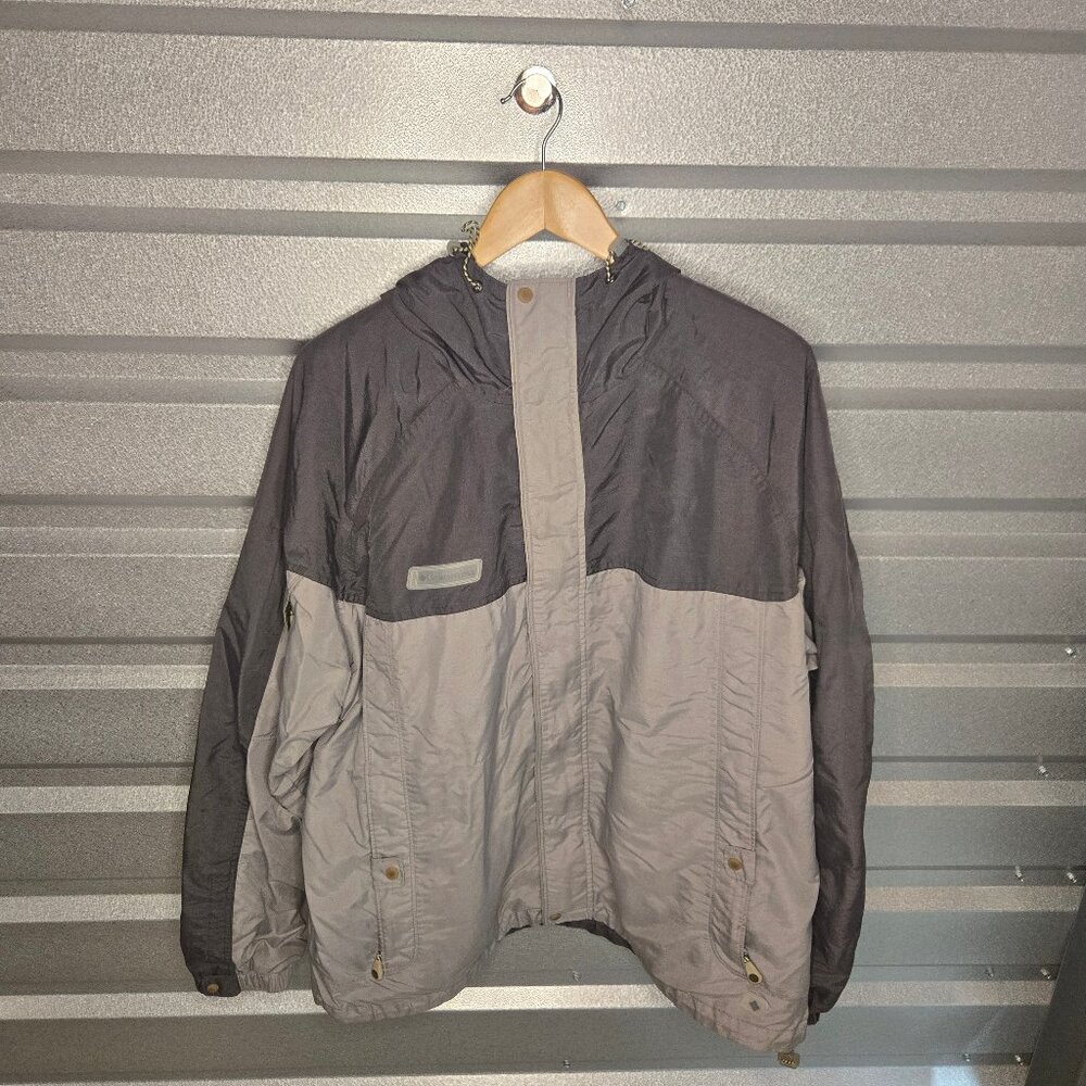 Columbia Men’s 2-Tone Jacket – Gray + Charcoal – Size XL